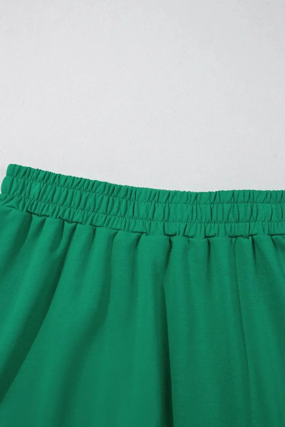 Frill Zip Front Puff Sleeve Top and Skort Set Simply Love