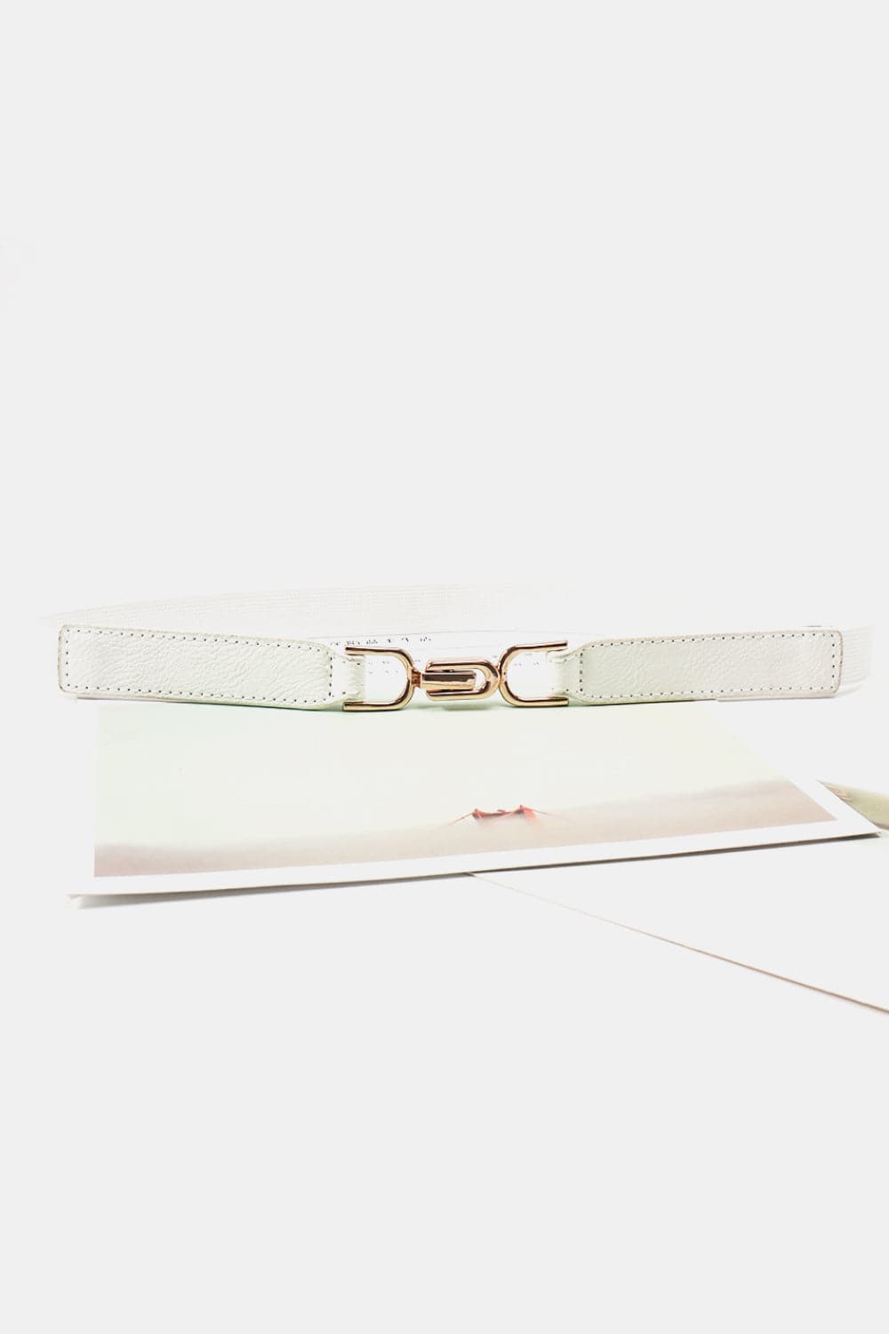 Alloy Buckle Elastic Belt.