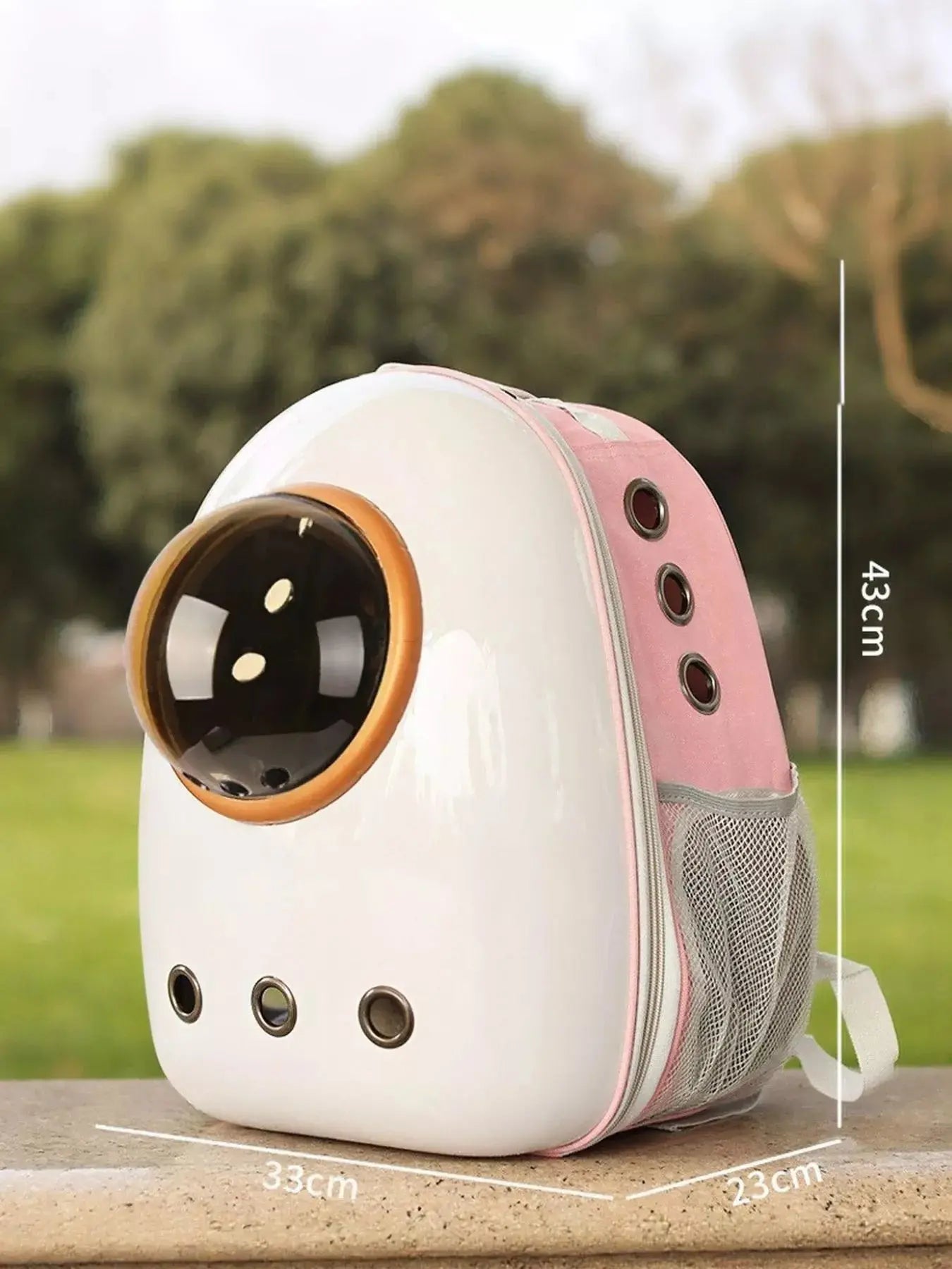 Space Capsule Transparent Pet Carrier Backpack Simply Love