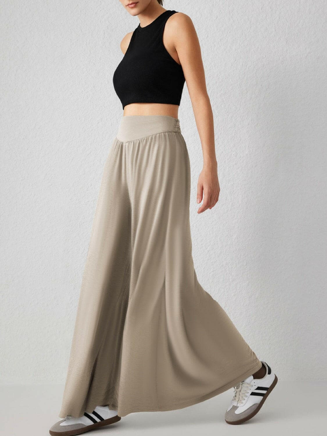 High Waist Wide Leg Pants.