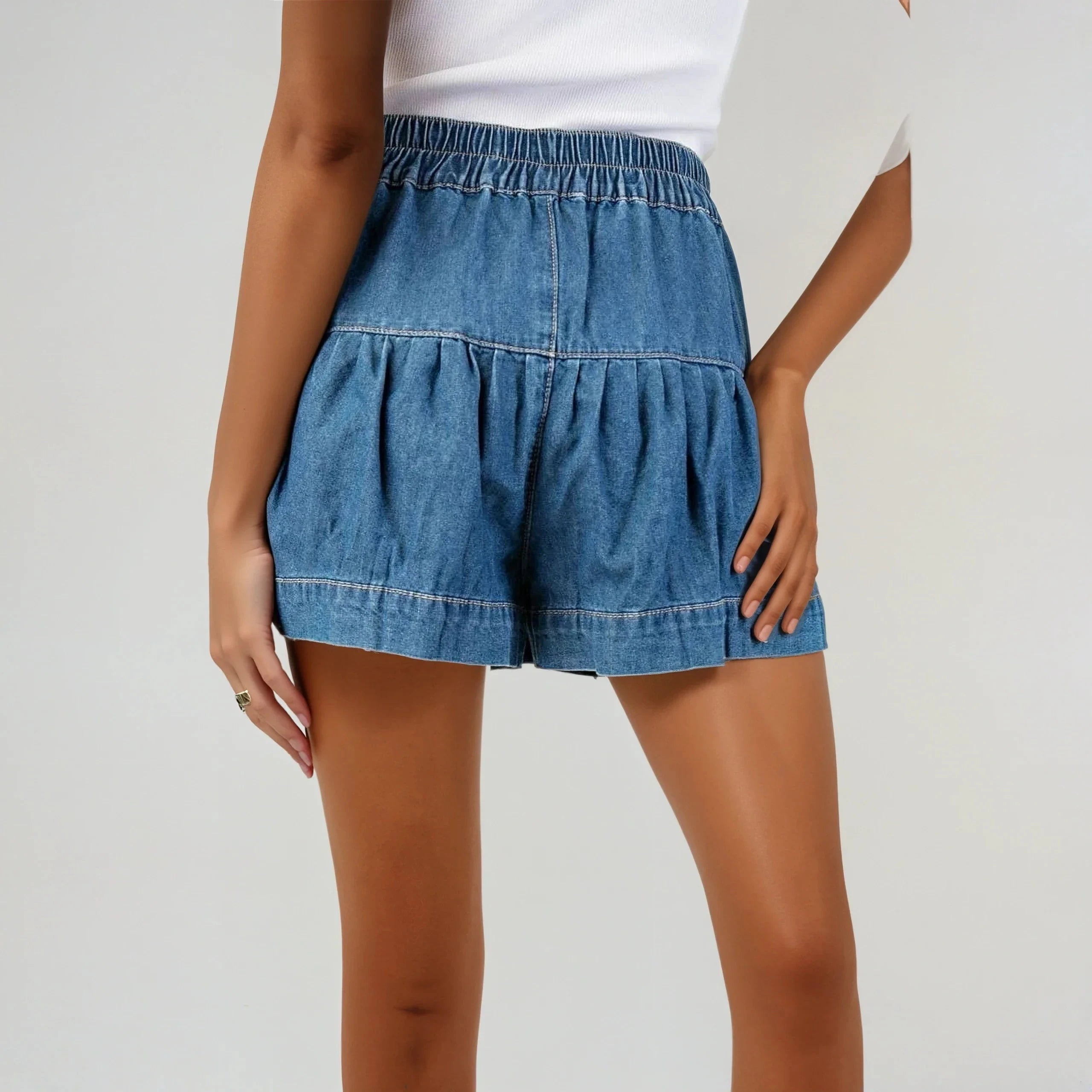 Mineral Washed Shorts Vintage Easy Comfort Relaxed Fit Fitkitty Culture Athleisure Wear, Yoga Wear & Women's Clothing