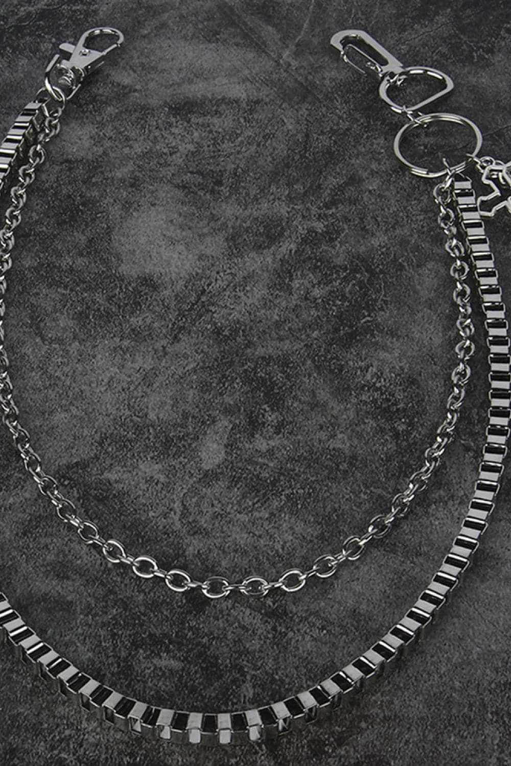 Double-Layered Cross Waist Chain.