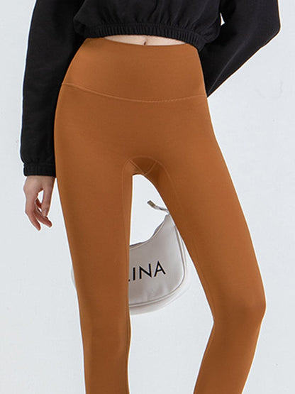 Wide Waistband Sports Leggings.