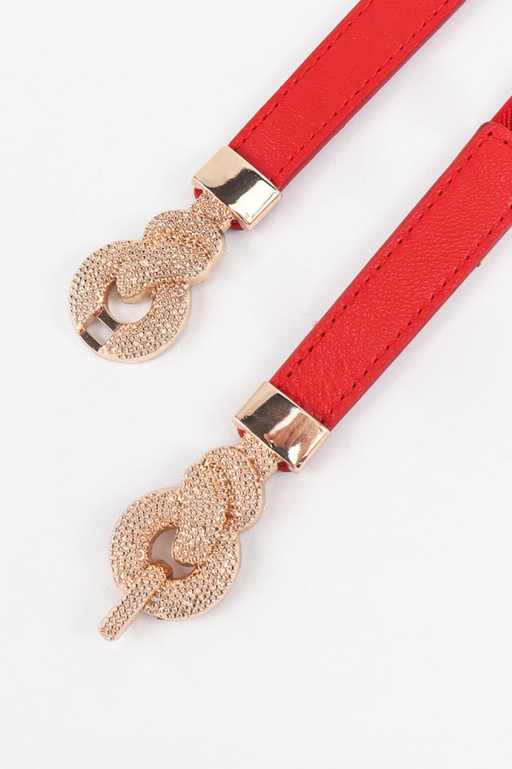 Zinc Alloy Buckle PU Leather Belt.