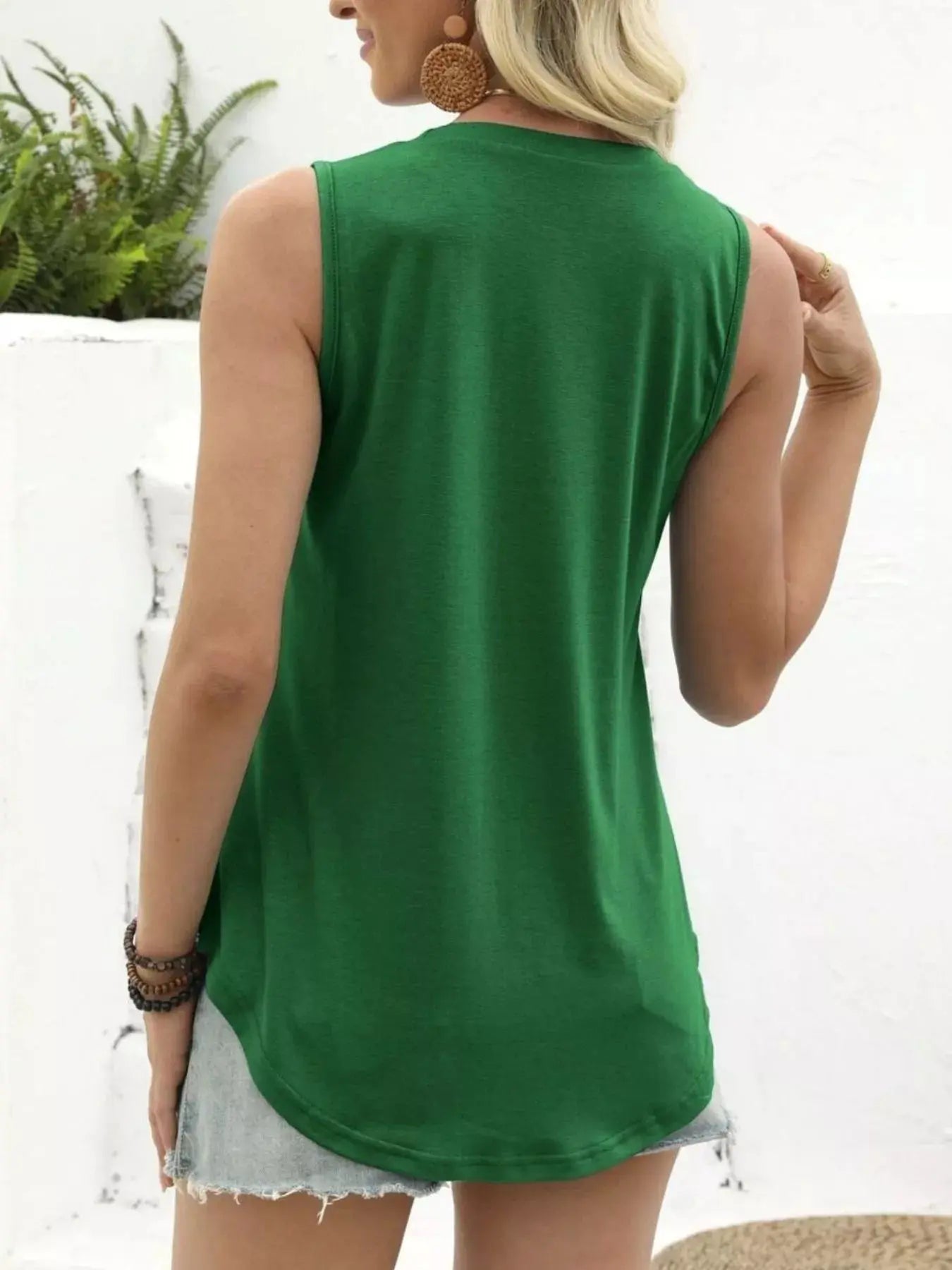 Round Neck Casual Tank Top Simply Love