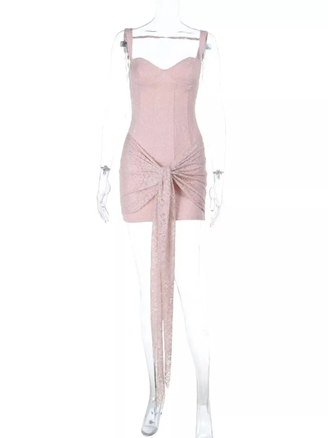 Sweetheart Neck Wide Strap Mini Dress Simply Love
