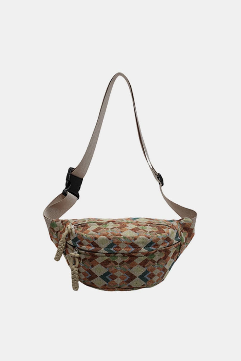 Versatile canvas crossbody bag with adjustable strap