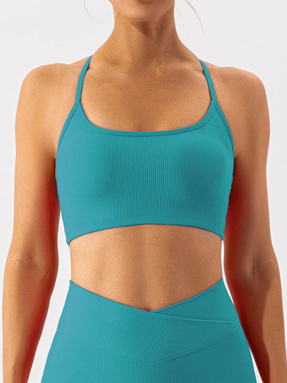 Spaghetti Strap Active Bra.