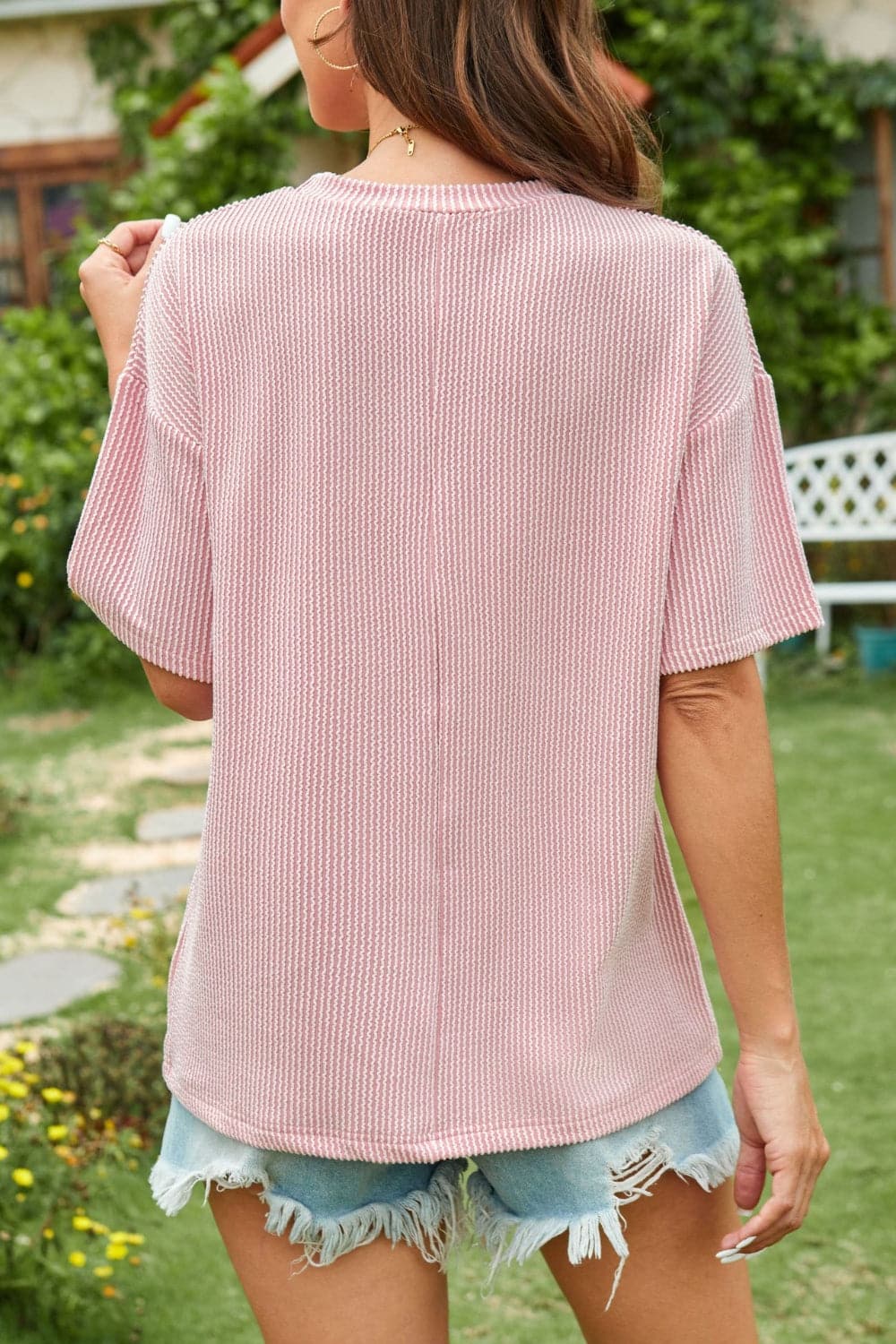 Round Neck Half Sleeve T-Shirt.