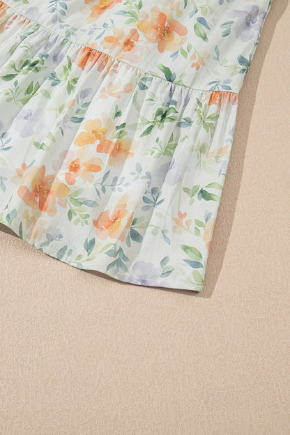 Simply Love: Puff Sleeve Frill Dress