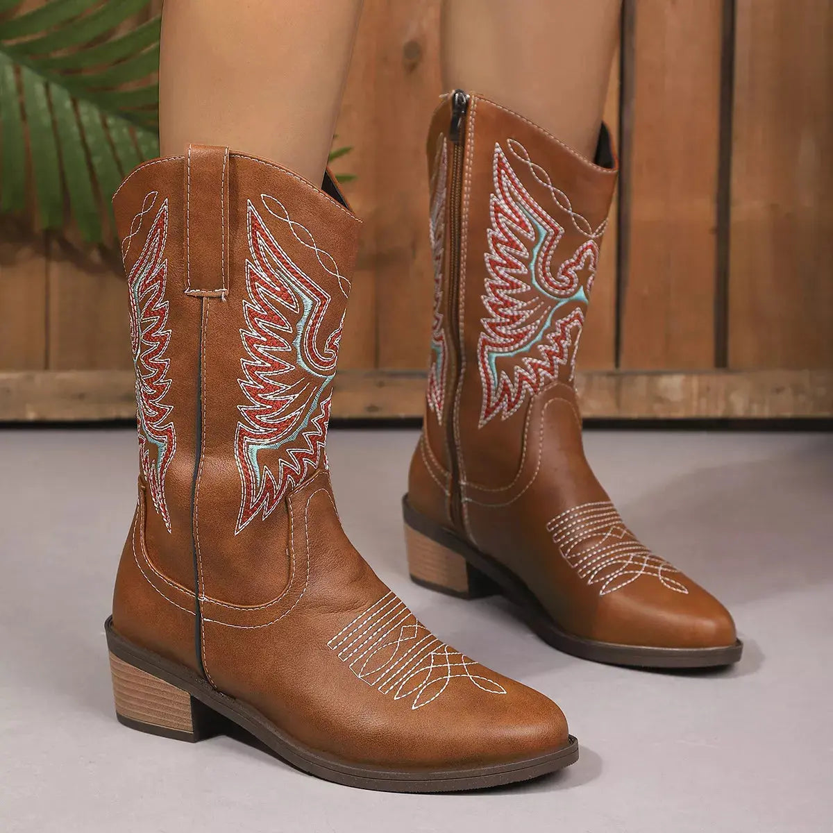 Embroidered Western Cowboy Boots Simply Love