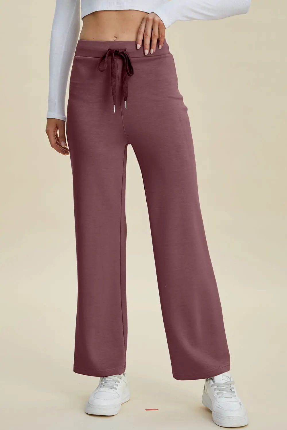 ShopBasicbae Wide Leg Scuba Pants - Love Salve