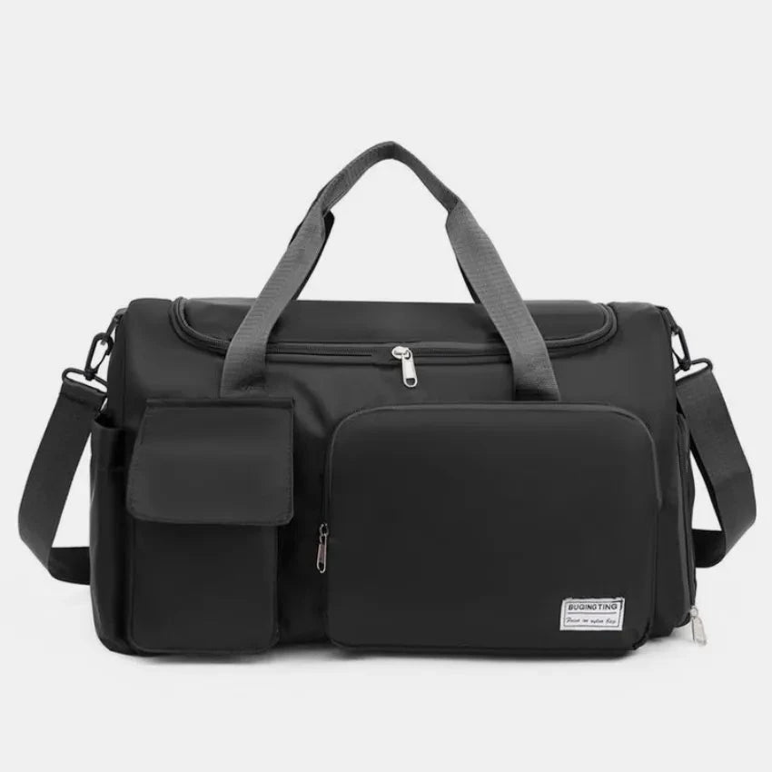 Ultimate Oxford Travel Duffel – Multi-Pocket, Shoe Compartment & Luggage Strap Coco’s Tee Boutique