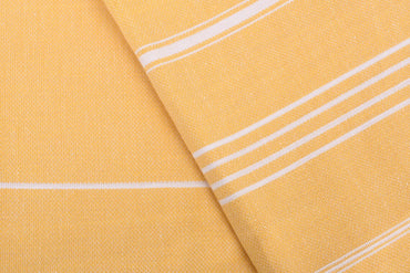 Mustard Monaco Turkish Towel 40 Inch by 70 Inch Eco Friendly Quick Drying Absorbent Beach Bath Scarf Blanket - Love Salve 