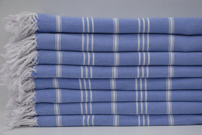 Monaco Hand Towel 100 Percent Natural Turkish Cotton 20 Inch W x 36 Inch L Eco Friendly Quick Drying Soft Large Size - Love Salve 