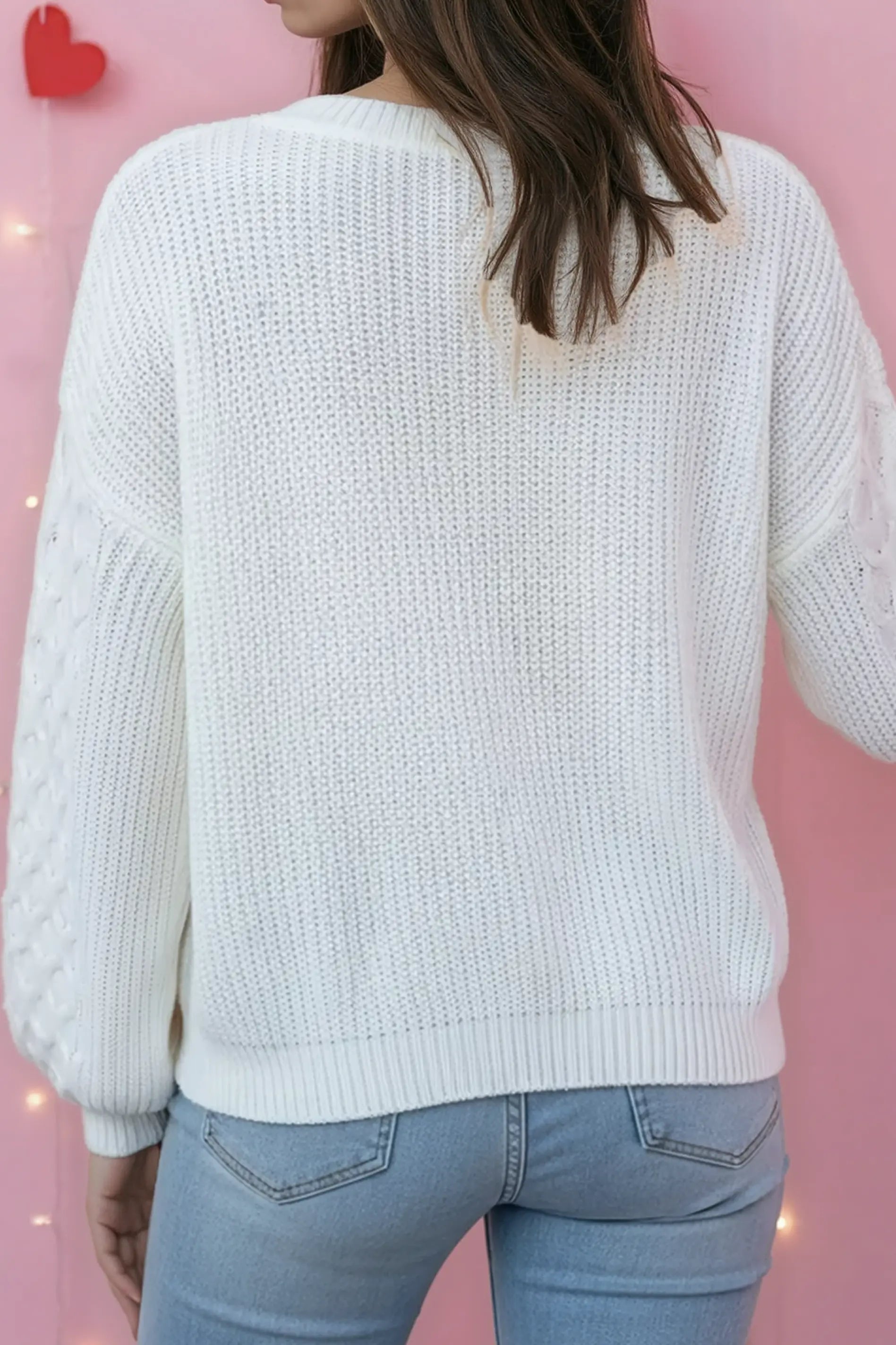 Heart knit sweater Miss Sparkling