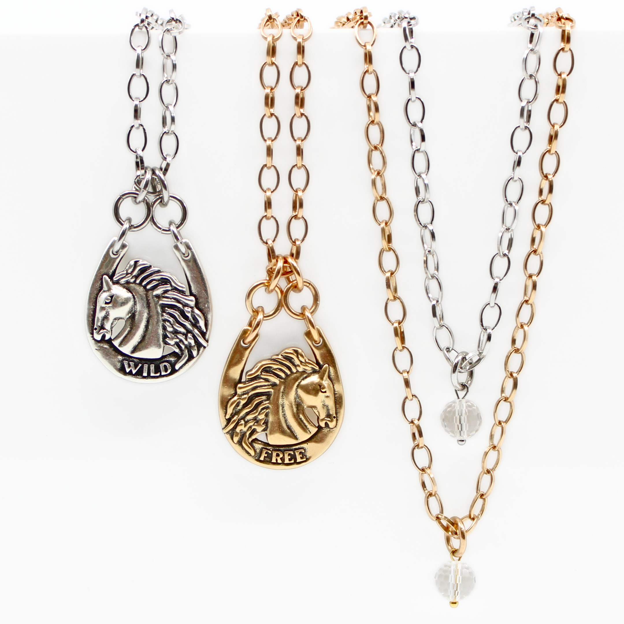 Wild & Free Horse Original Lite Necklace Katia Designs