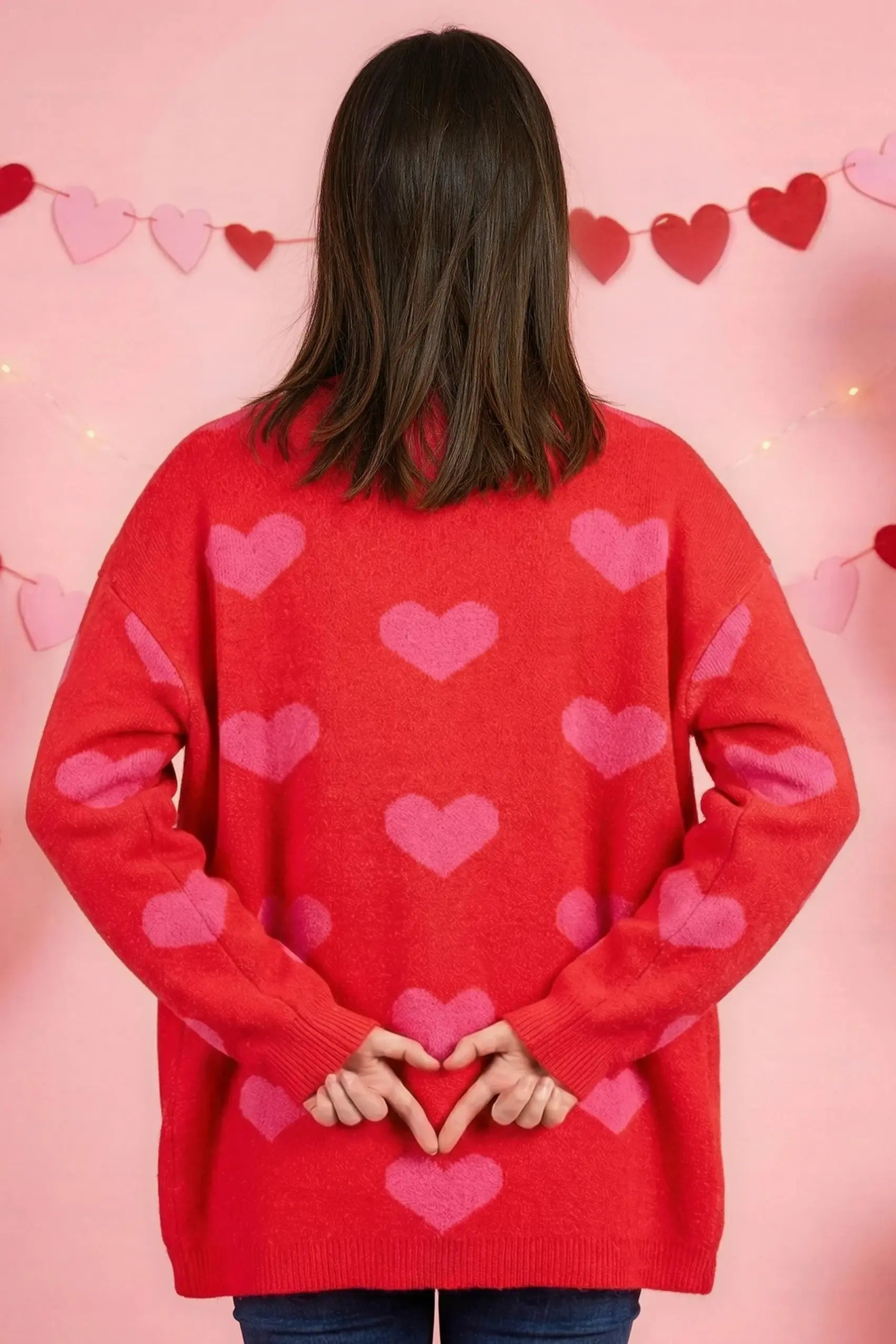 Open Front Heart Cardigan Miss Sparkling