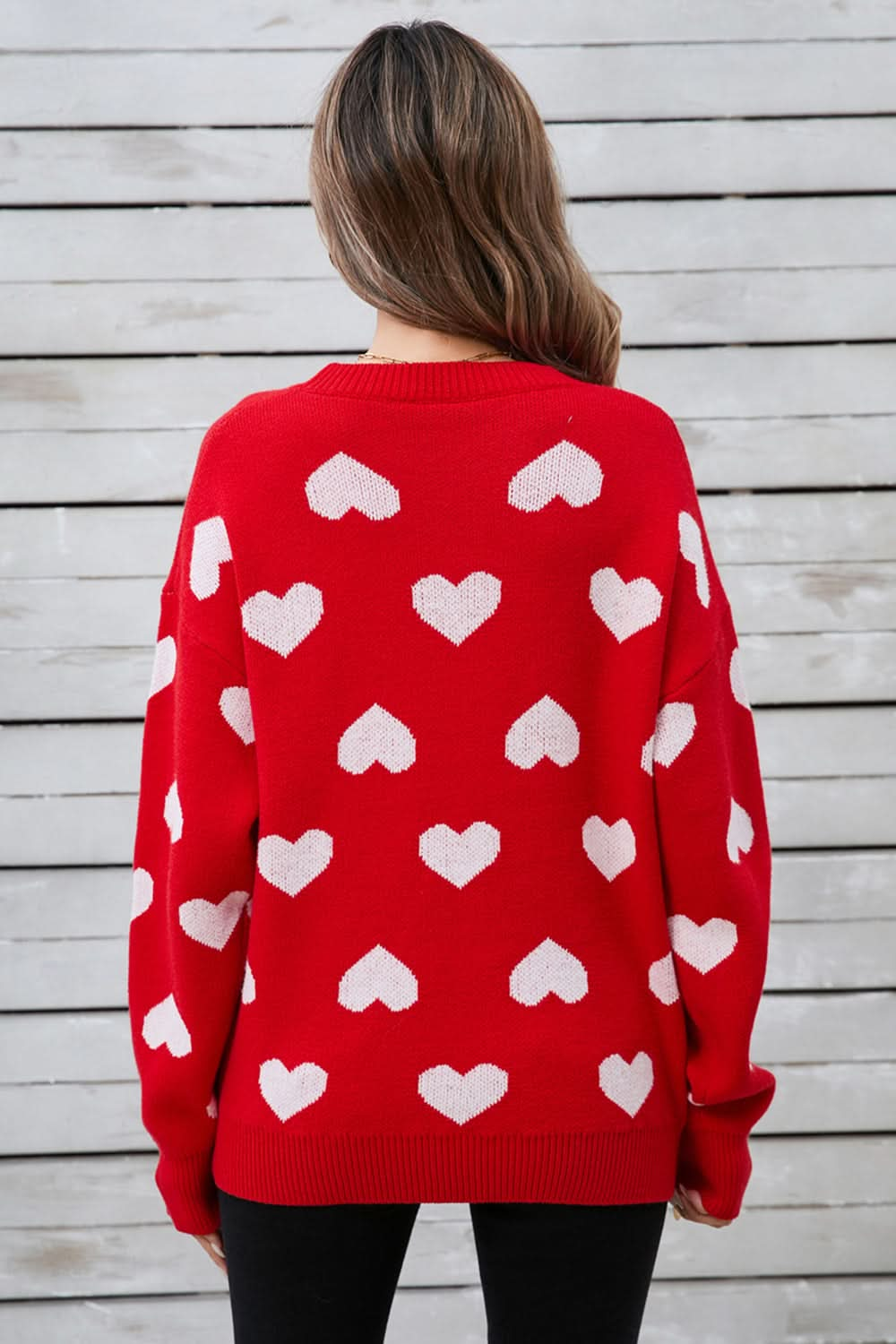 Heartfelt angel wings long sleeve sweater