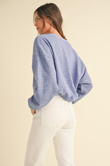 Vintage malibu crop sweatshirt