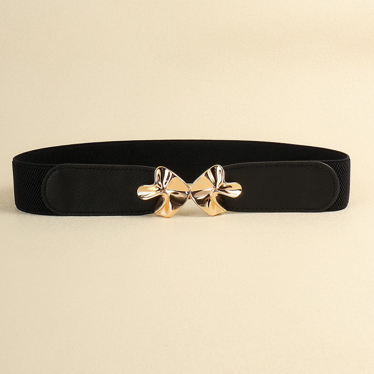 Alloy Buckle Elastic Belt.