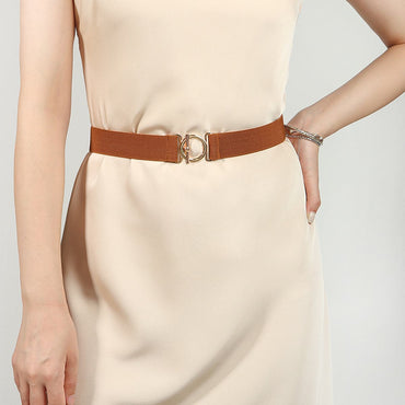 Toggle Clasp Elastic Belt.