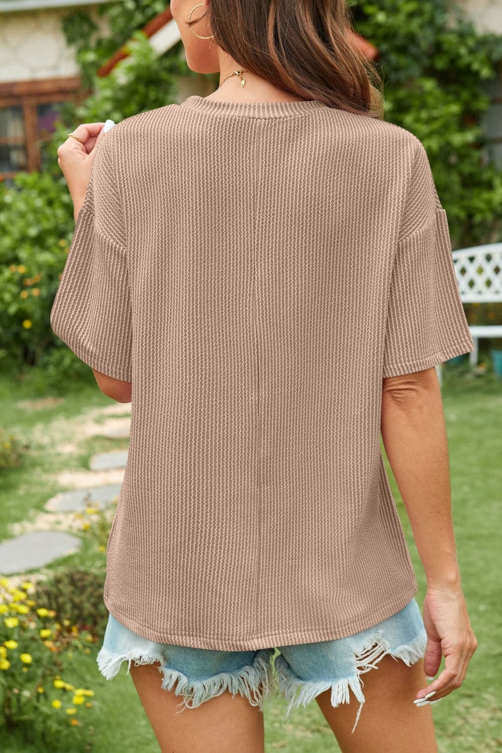 Round Neck Half Sleeve T-Shirt.