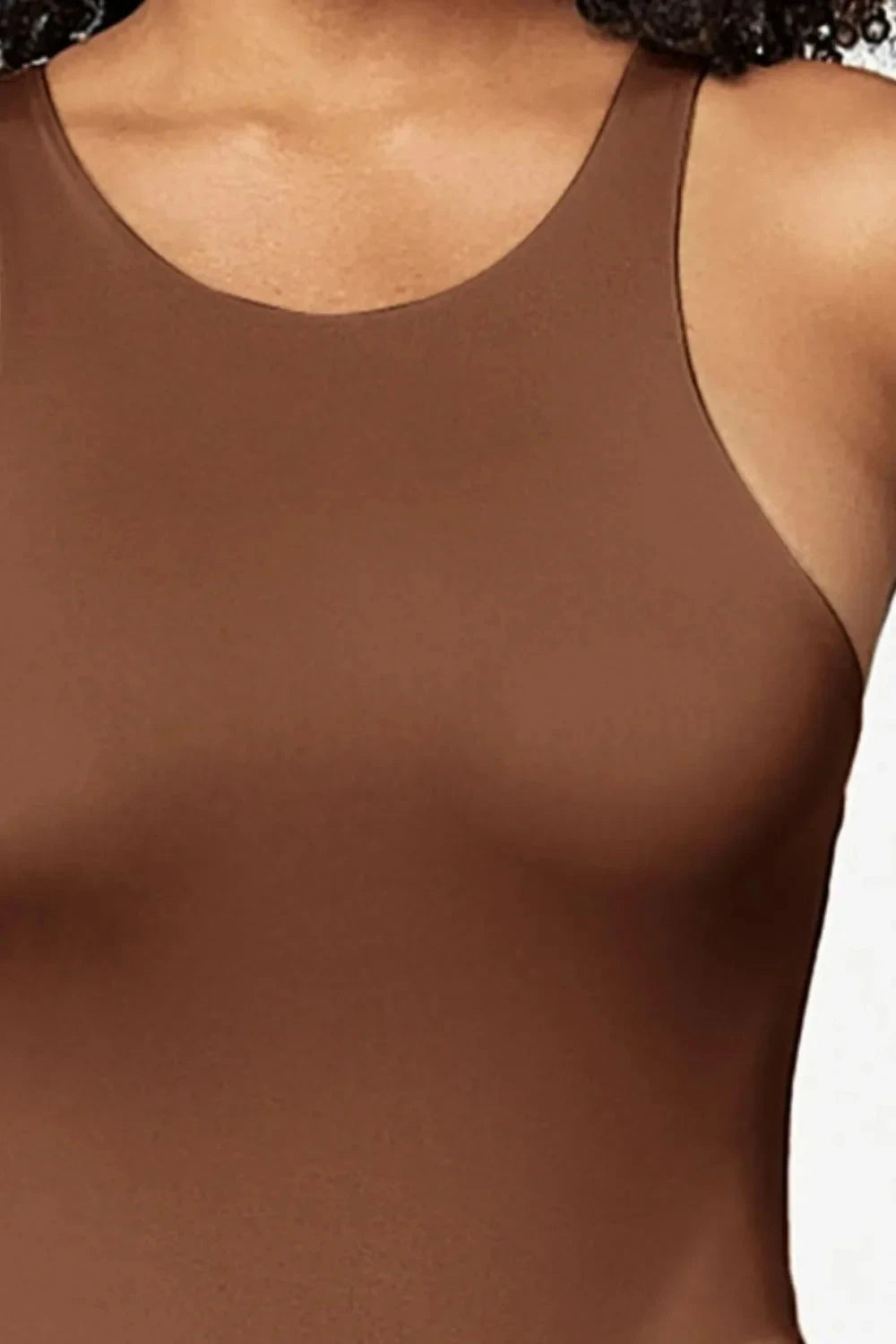 Full Size Round Neck Wide Strap Bodysuit Coco’s Tee Boutique