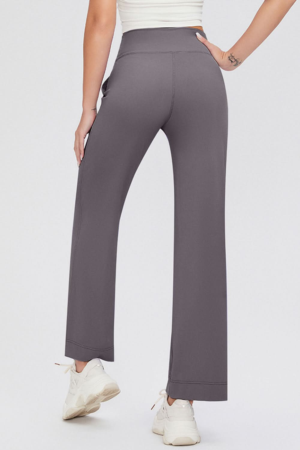 Essential Comfort Drawstring High Waist Pants with Pockets