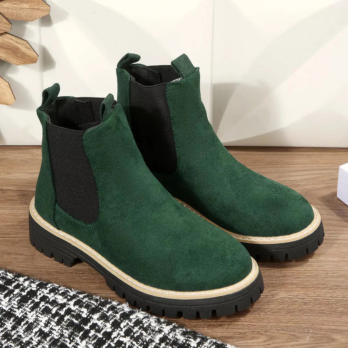 Round Toe Ankle Boots Simply Love