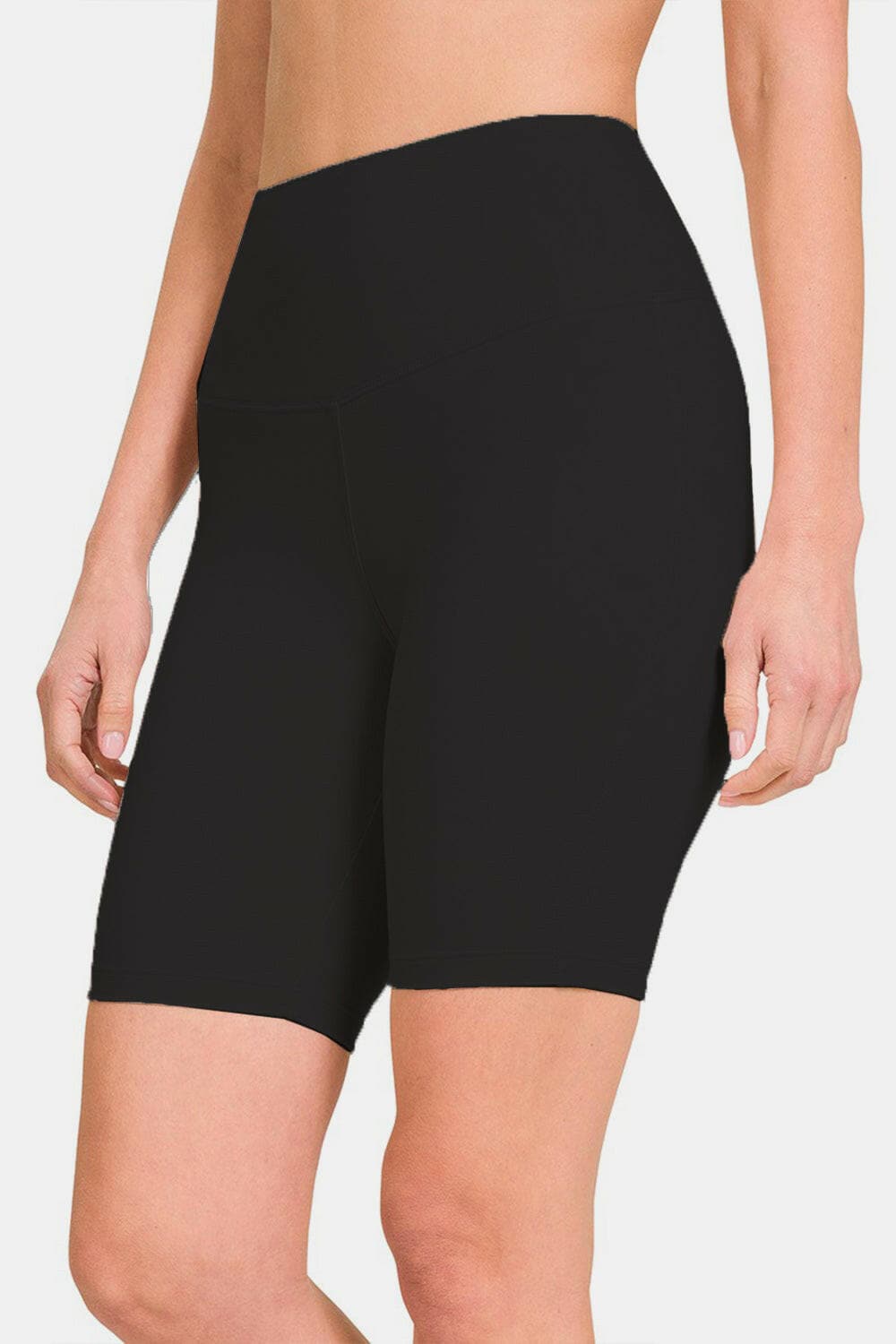 Zenana High Waist Active Shorts.