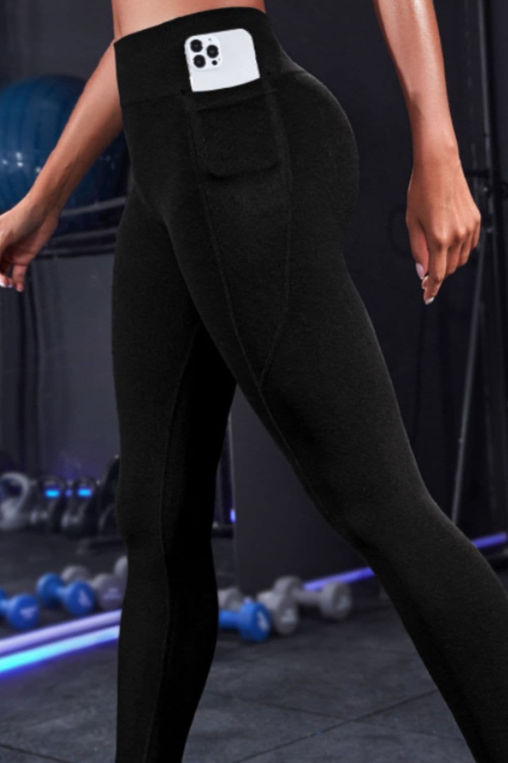 Wide Waistband Sports Leggings.