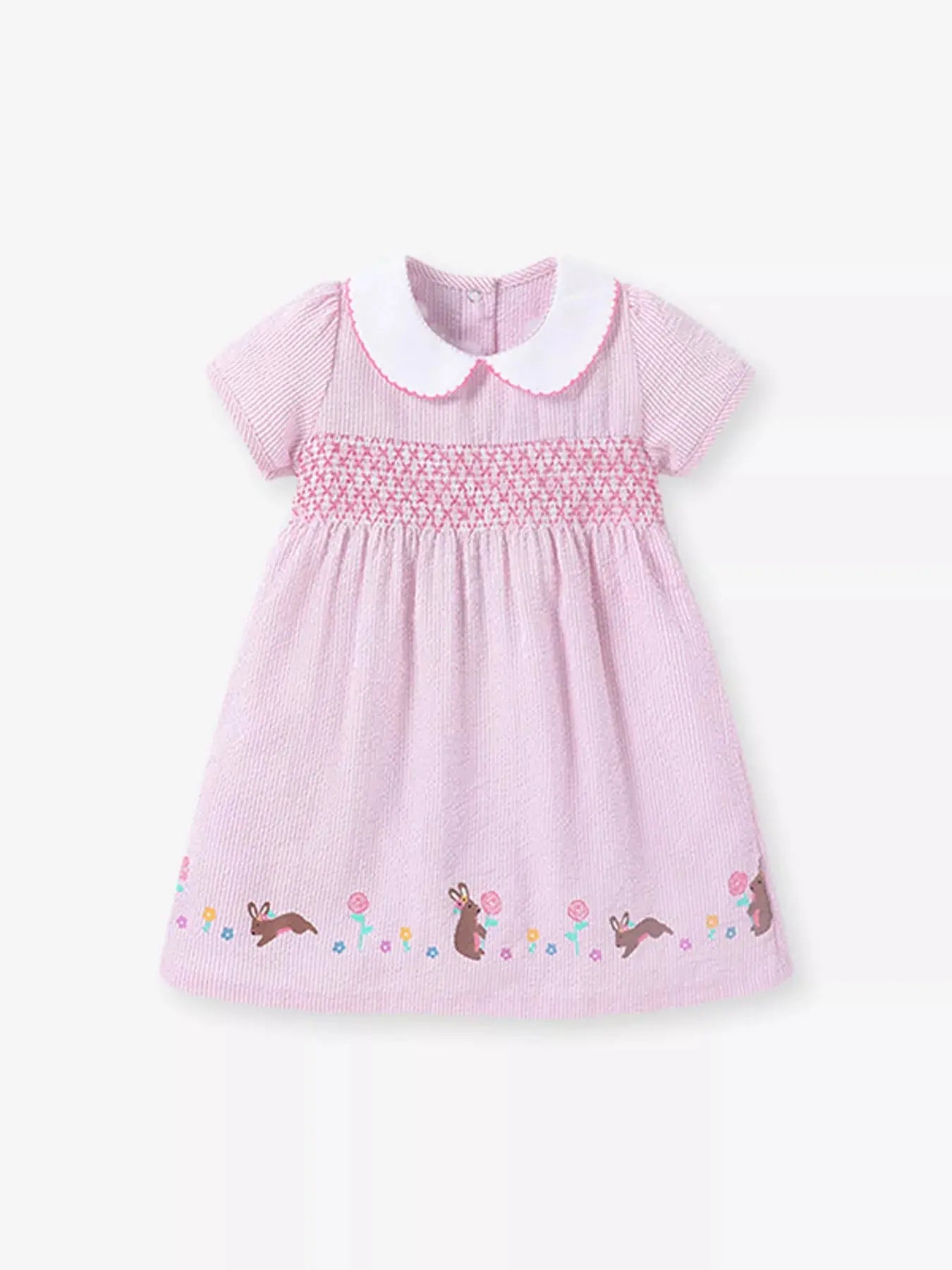 Children's Smocked Short Sleeve Dress Simply Love