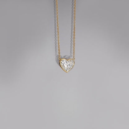 18K Gold-Plated Stainless Steel Pendant Necklace.