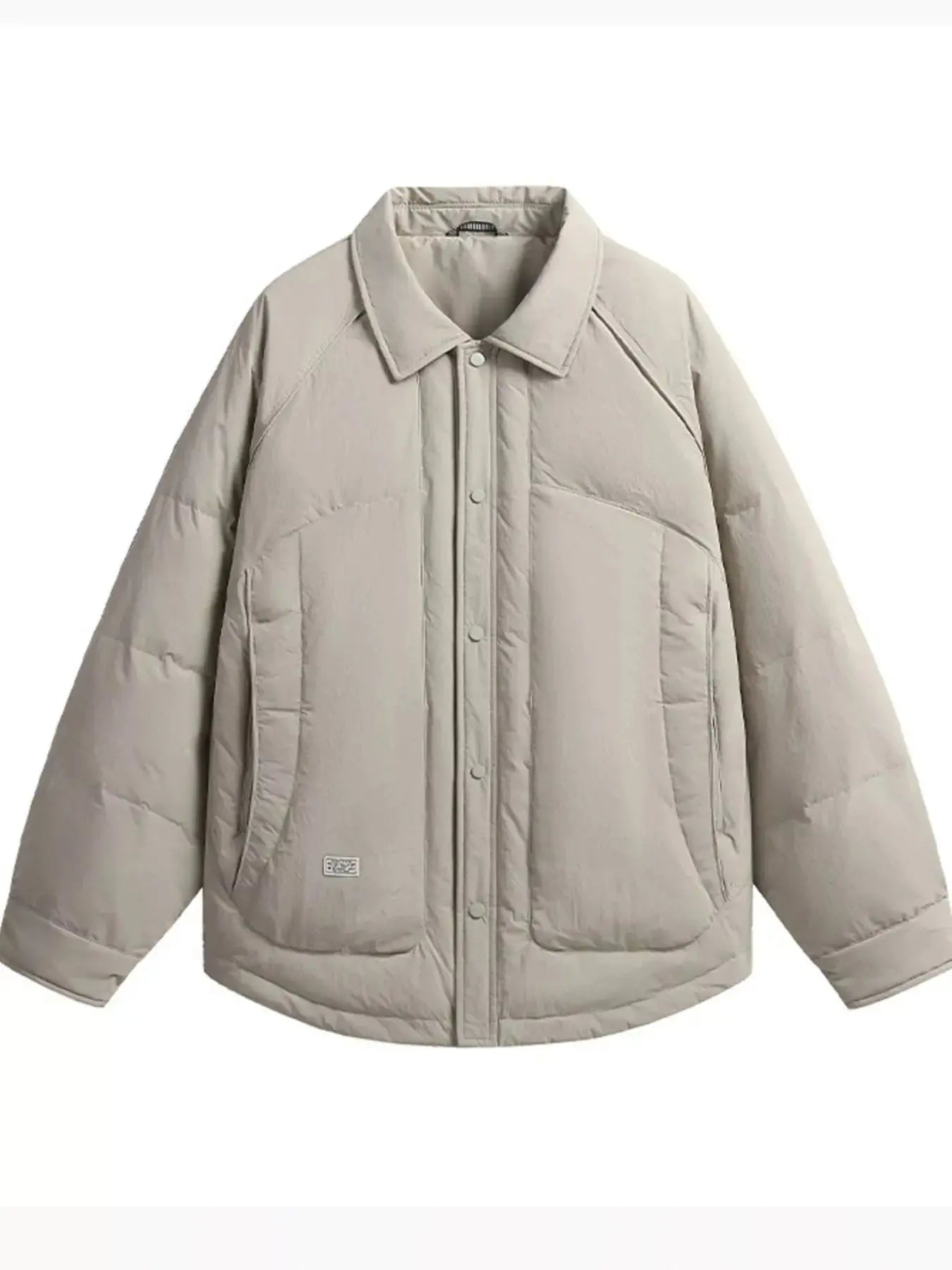 Men’s Plus Size Lightweight Padded Snap-Down Jacket Simply Love