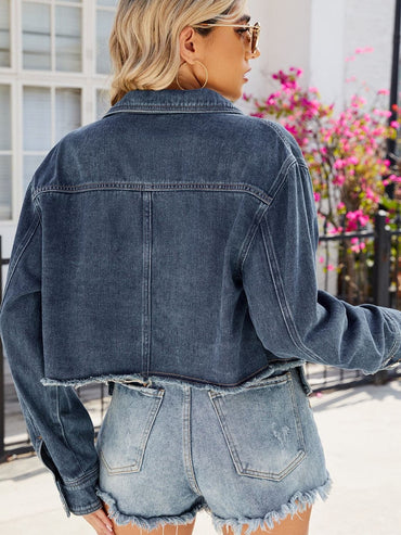 Classic denim jacket with pockets