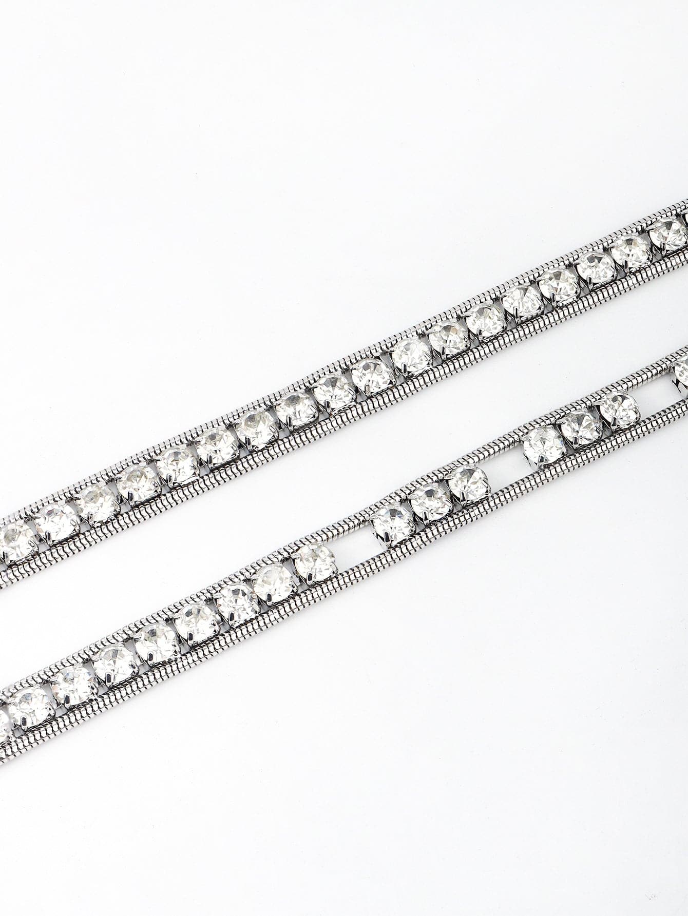 Rhinestone Metal Belt.