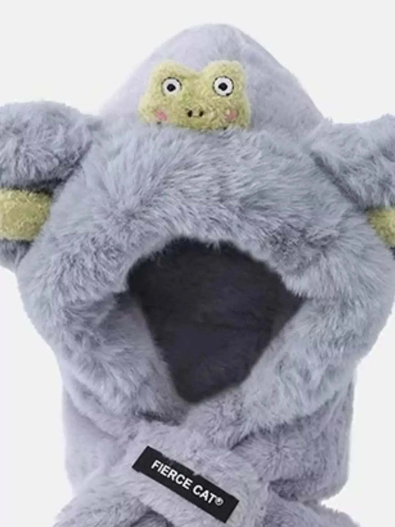 Children's Frog Plush Scarf Hat Simply Love