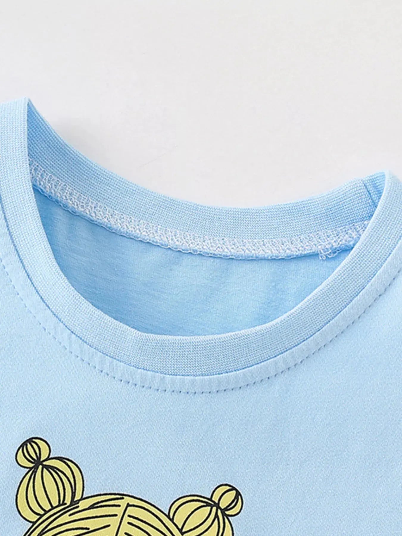 Children's Sequin Round Neck Tee Simply Love