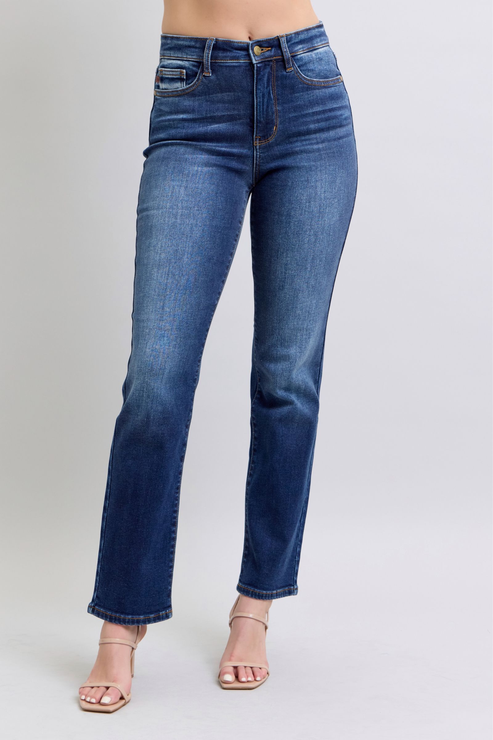 Judy Blue Full-Size Straight Leg Jeans - Effortless Chic with Pockets Coco’s Tee Boutique