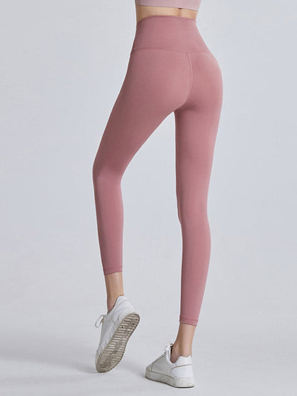 Wide Waistband Sports Leggings.