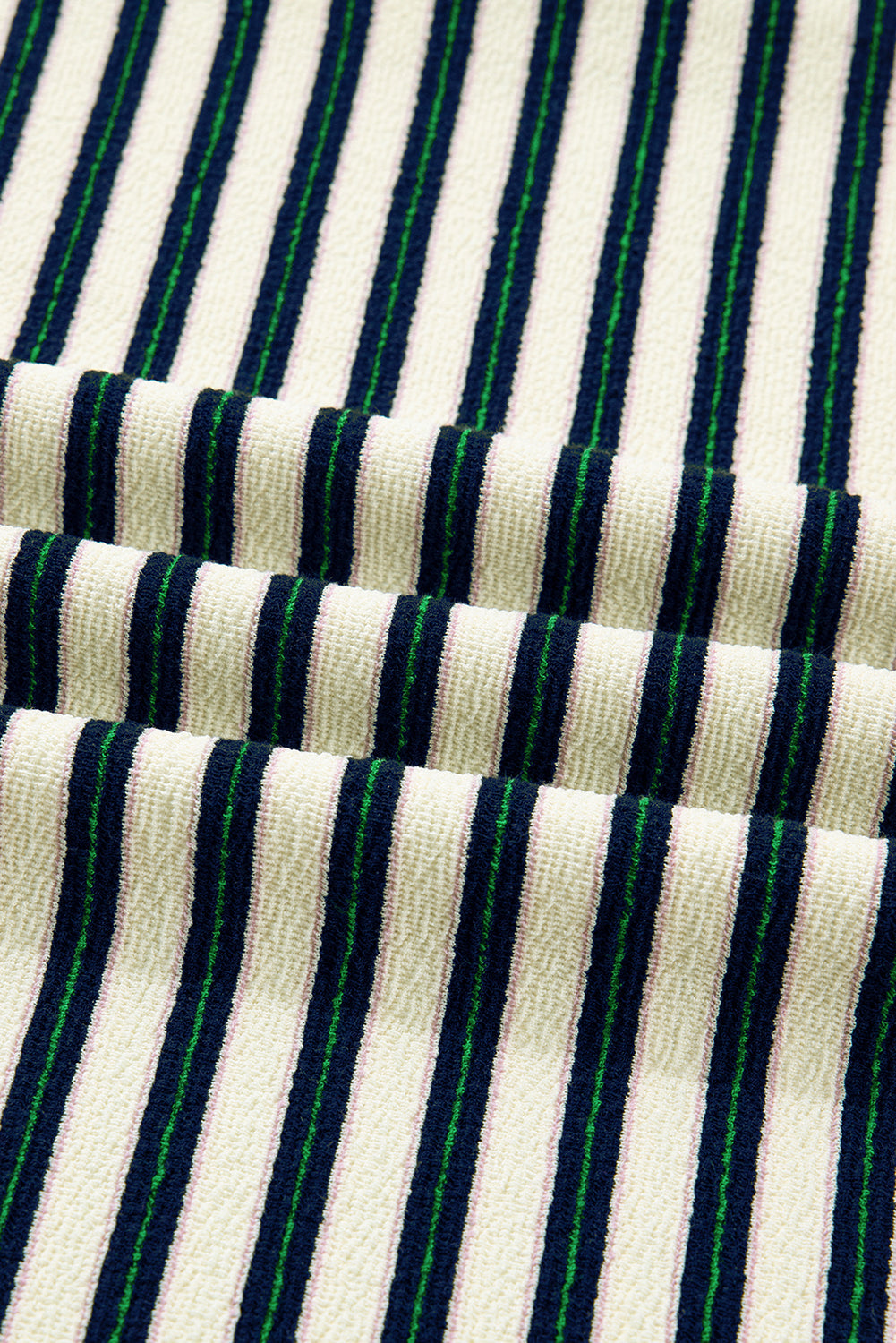 Dear-Lover Blue Striped Top Women's Daily Wear V-Neck Long Sleeve Casual Top Dear-Lover Dropshipping