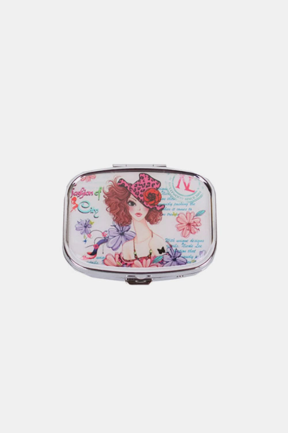 Nicole Lee metallic pill case