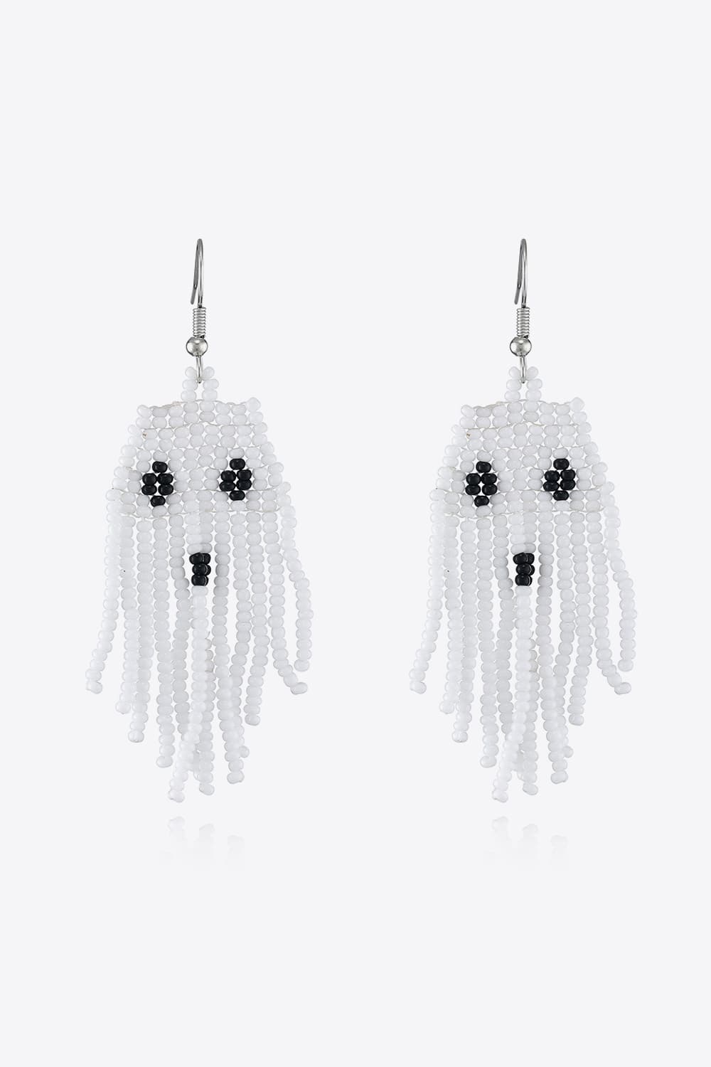 Stylish beaded drop earrings