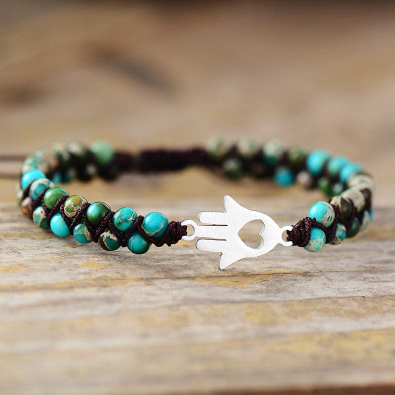 Turquoise Beaded Bracelet.