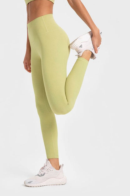 Highly Stretchy Wide Waistband Yoga Leggings.