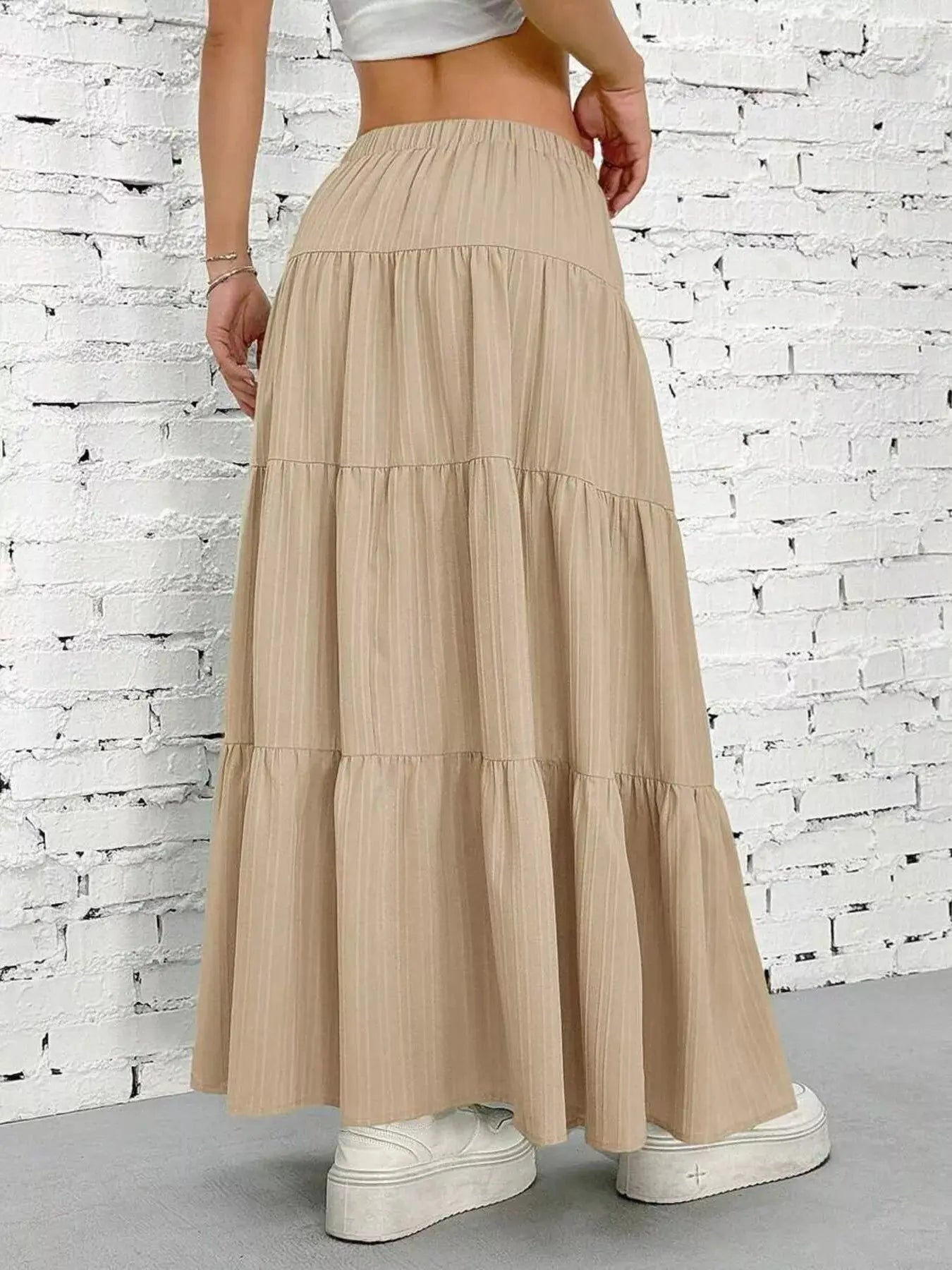 Flowy Tiered Maxi Skirt Simply Love