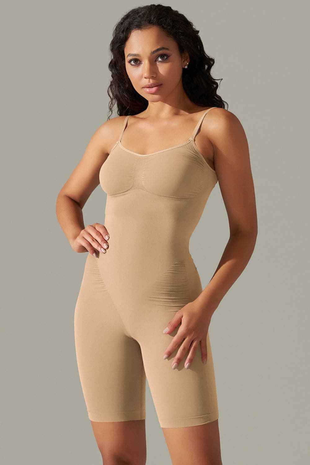 Spaghetti Strap Active Romper.