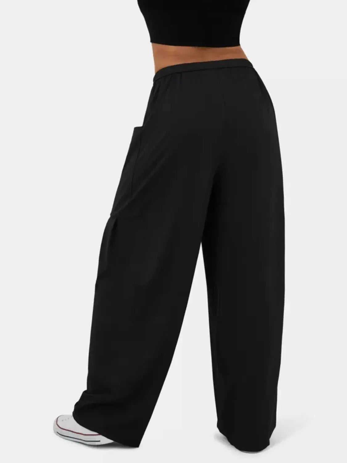 Relaxed Fit Drawstring Pants Simply Love
