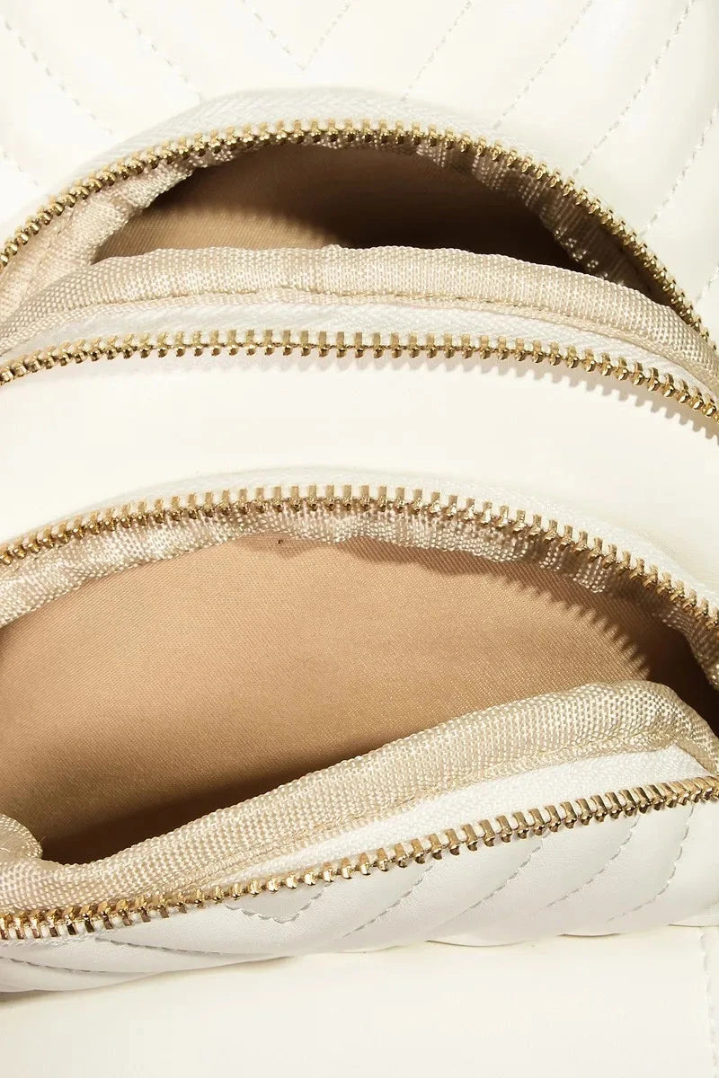 Fame Faux Leather Cushioned Sling Bag Coco’s Tee Boutique